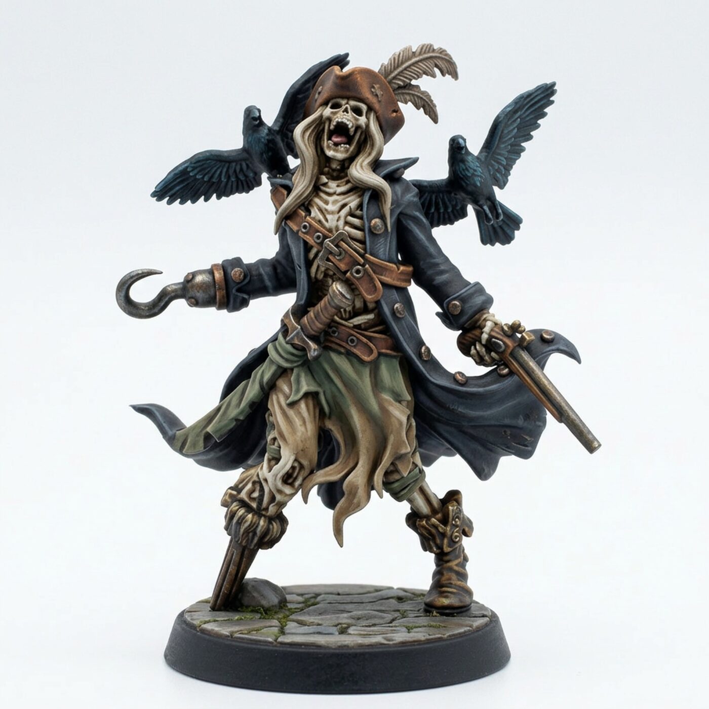 Voiceless Pirate C - Painted 3D Printed Miniature