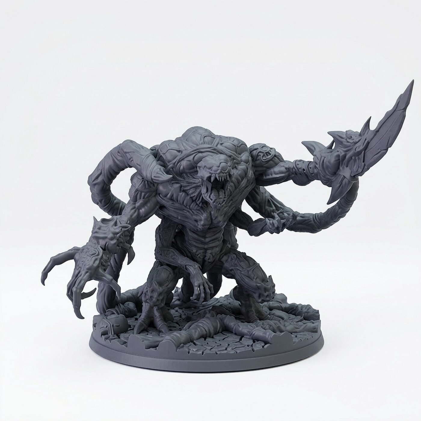 Void Ripper A - Gray Resin 3D Printed Miniature