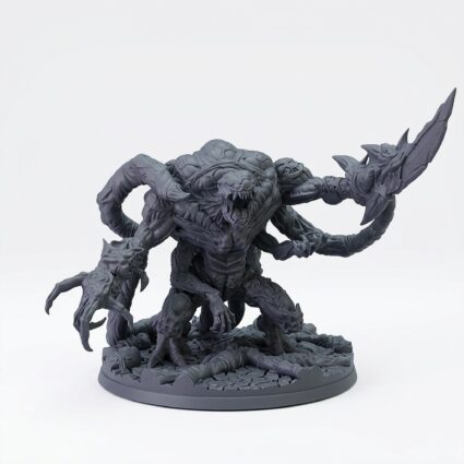 Void Ripper A - Gray Resin 3D Printed Miniature