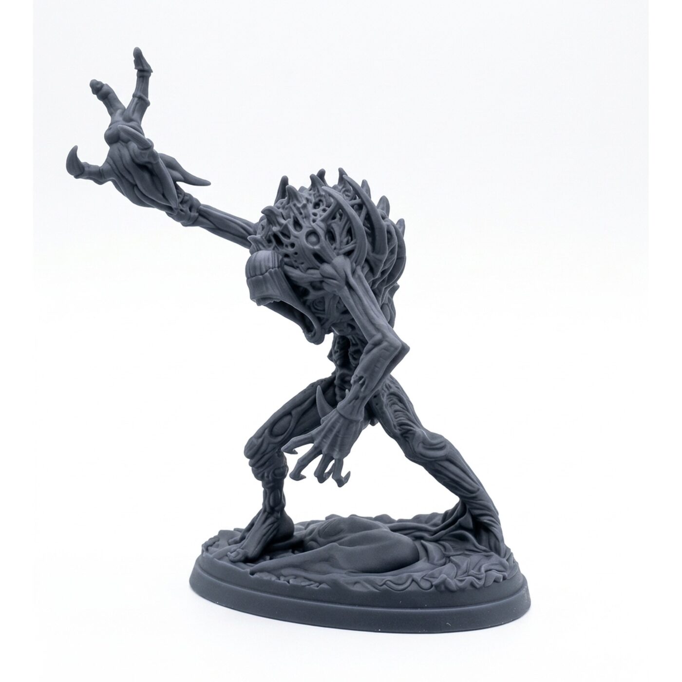 Voidfearmonger A - Gray Resin 3D Printed Miniature