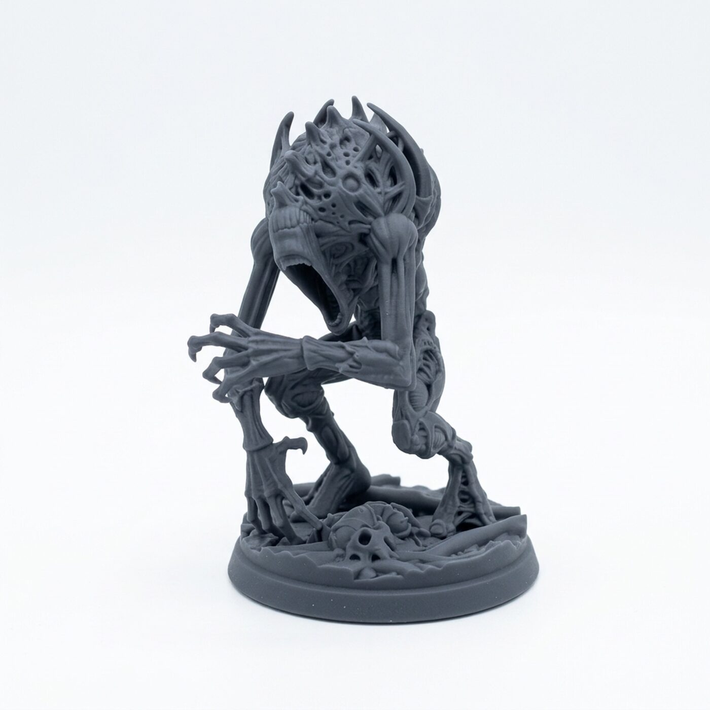 Voidfearmonger C - Gray Resin 3D Printed Miniature