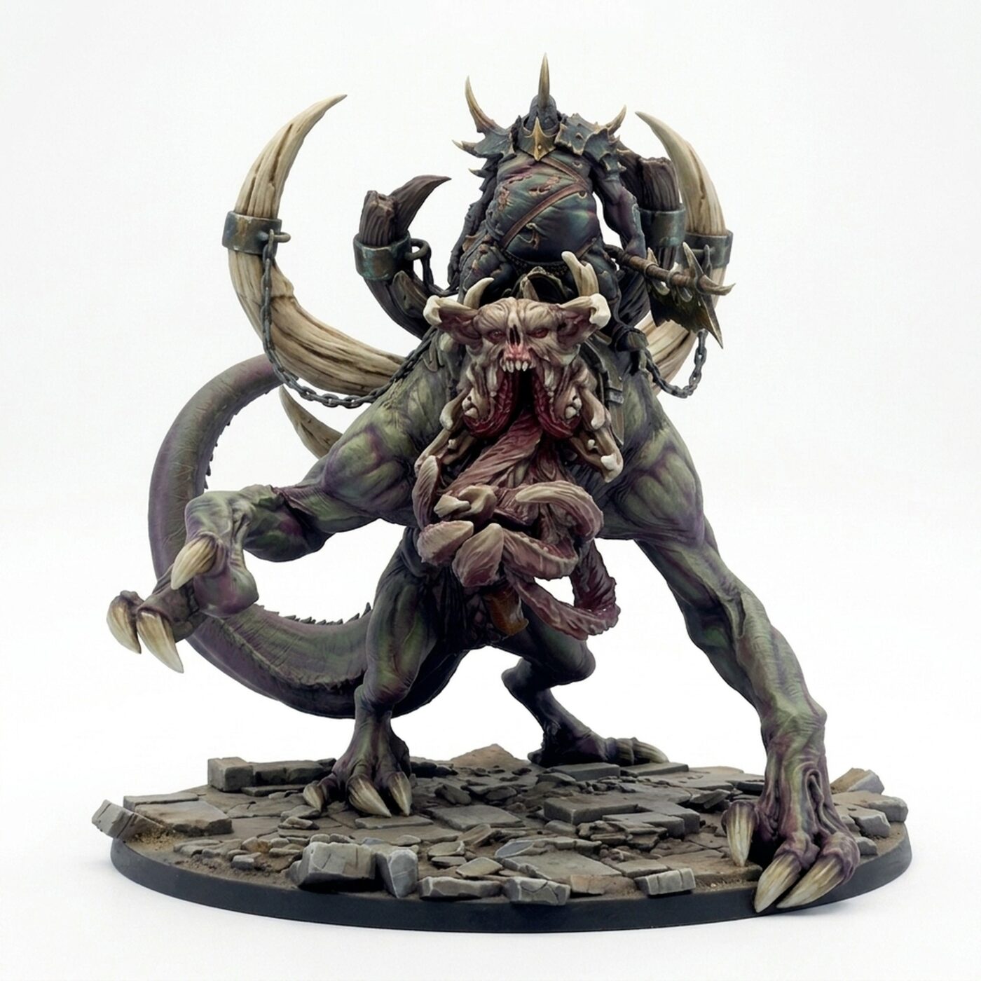 Vorathe Guard Mount - Painted 3D Printed Miniature