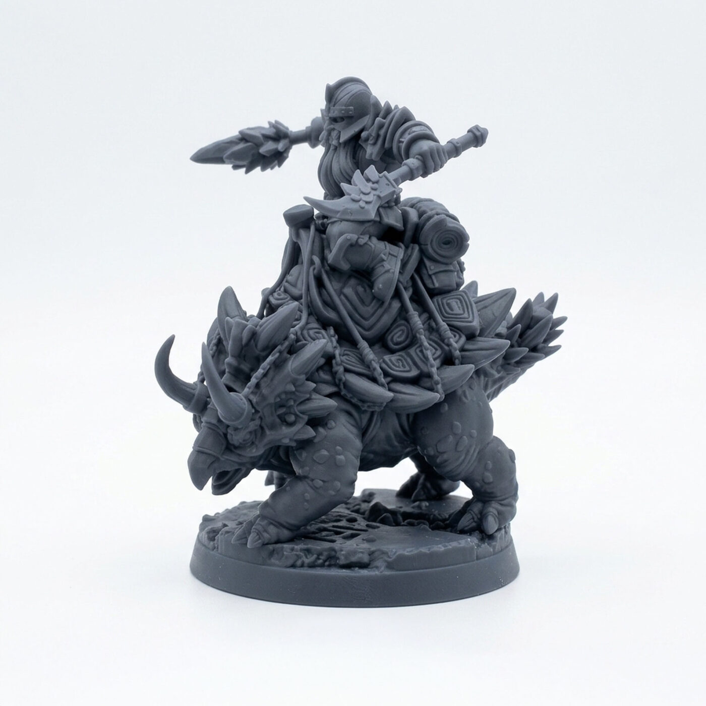 Vulcan Eques B - Gray Resin 3D Printed Miniature