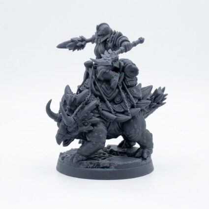 Vulcan Eques B - Gray Resin 3D Printed Miniature