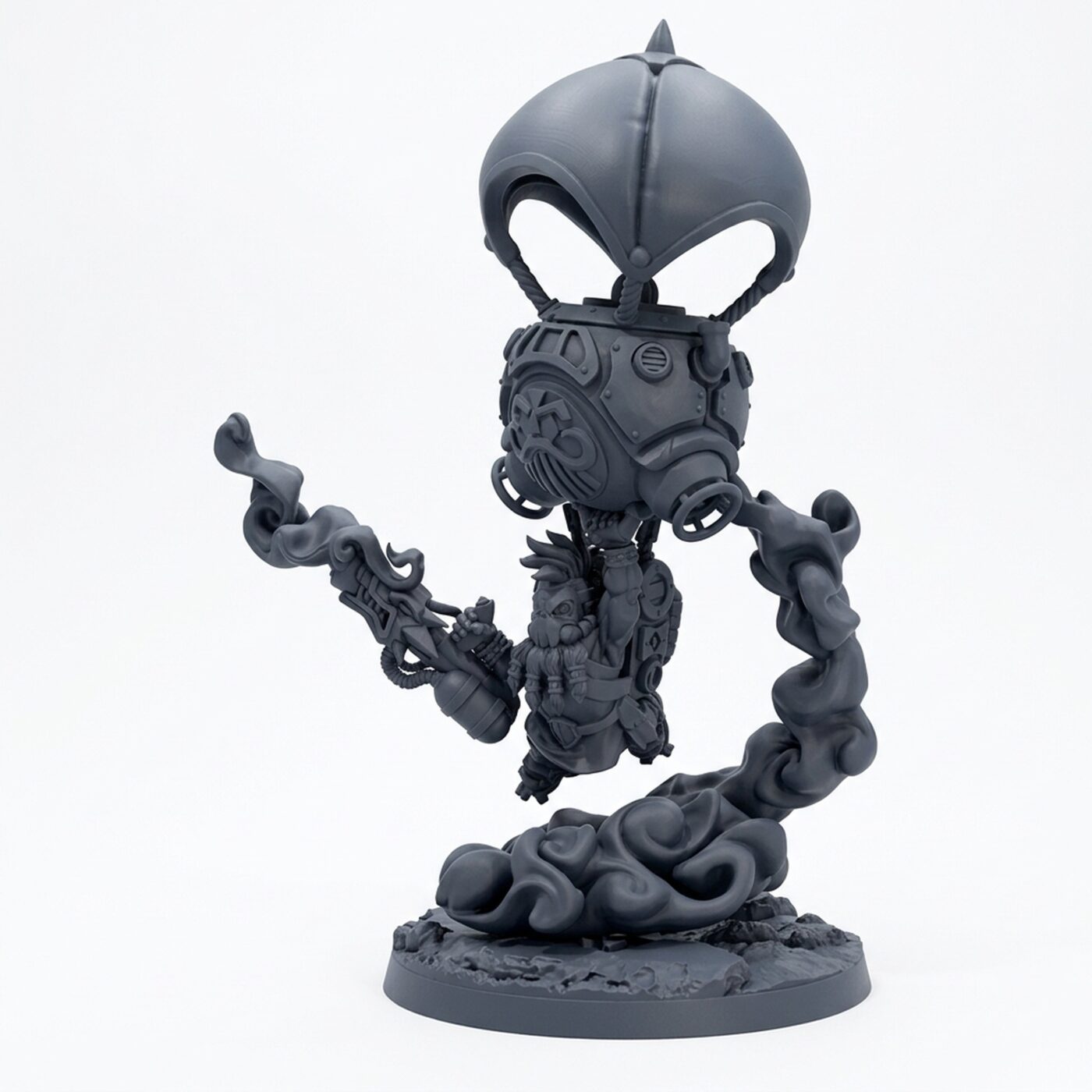 Vulcan Solvars A - Gray Resin 3D Printed Miniature