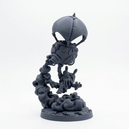 Vulcan Solvars C - Gray Resin 3D Printed Miniature