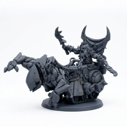 Vulcanic Carriage A - Gray Resin 3D Printed Miniature