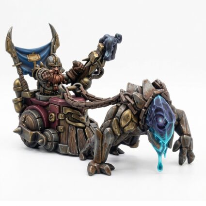 Vulcanic Carriage B - Painted 3D Printed Miniature