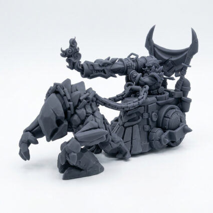Vulcanic Carriage C - Gray Resin 3D Printed Miniature