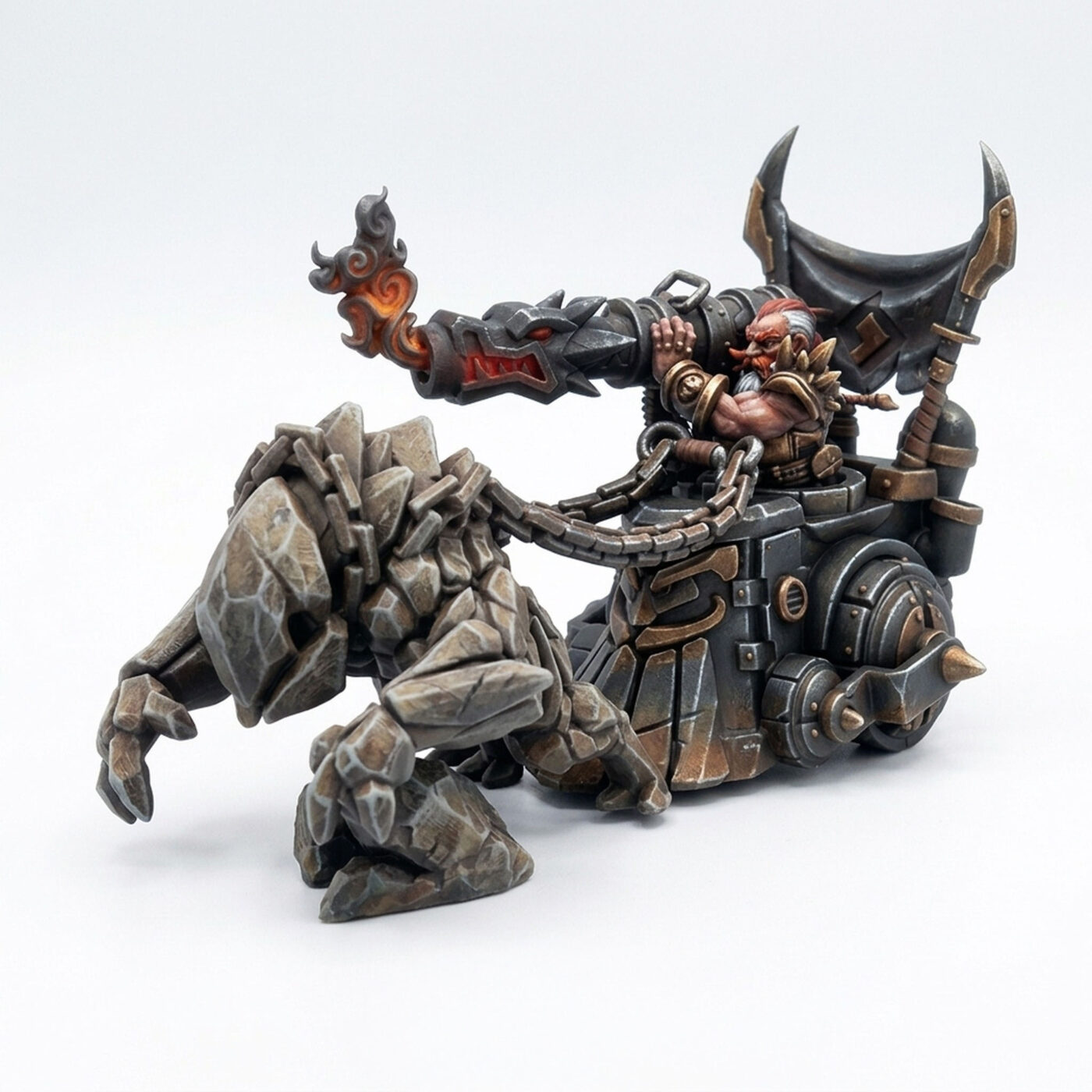 Vulcanic Carriage C - Painted 3D Printed Miniature