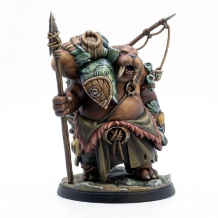 Walrus Hunter - Painted 3D Printed Miniature