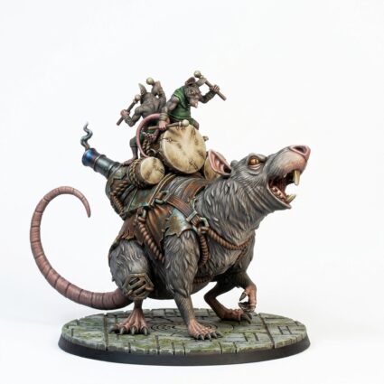 War Drum Rat - Painted 3D Printed Miniature
