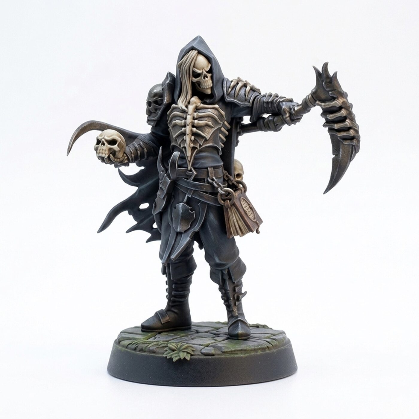 Warlock Death Wizard - Painted 3D Printed Miniature