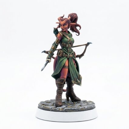 Watching Still - Painted 3D Printed Miniature