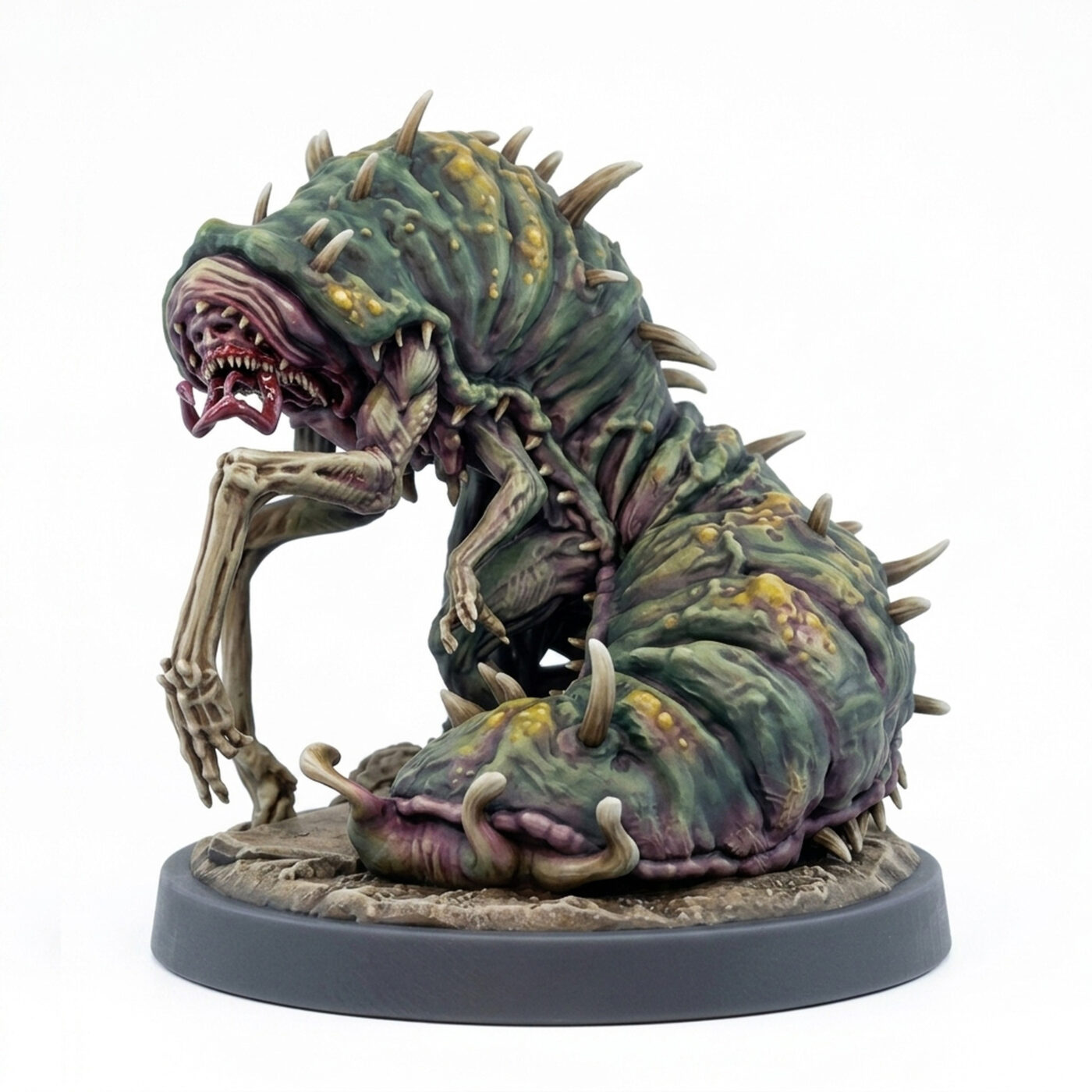 Whispering Worm - Painted 3D Printed Miniature