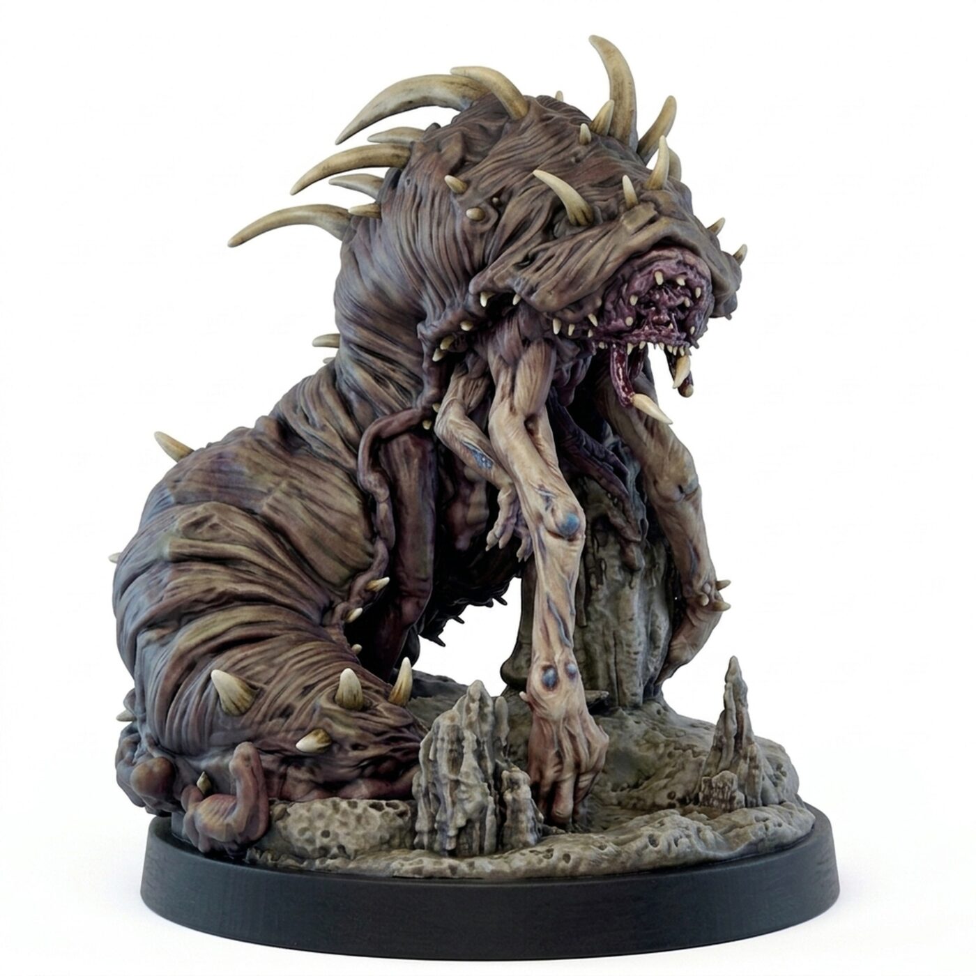 Whispering Worm B - Painted 3D Printed Miniature