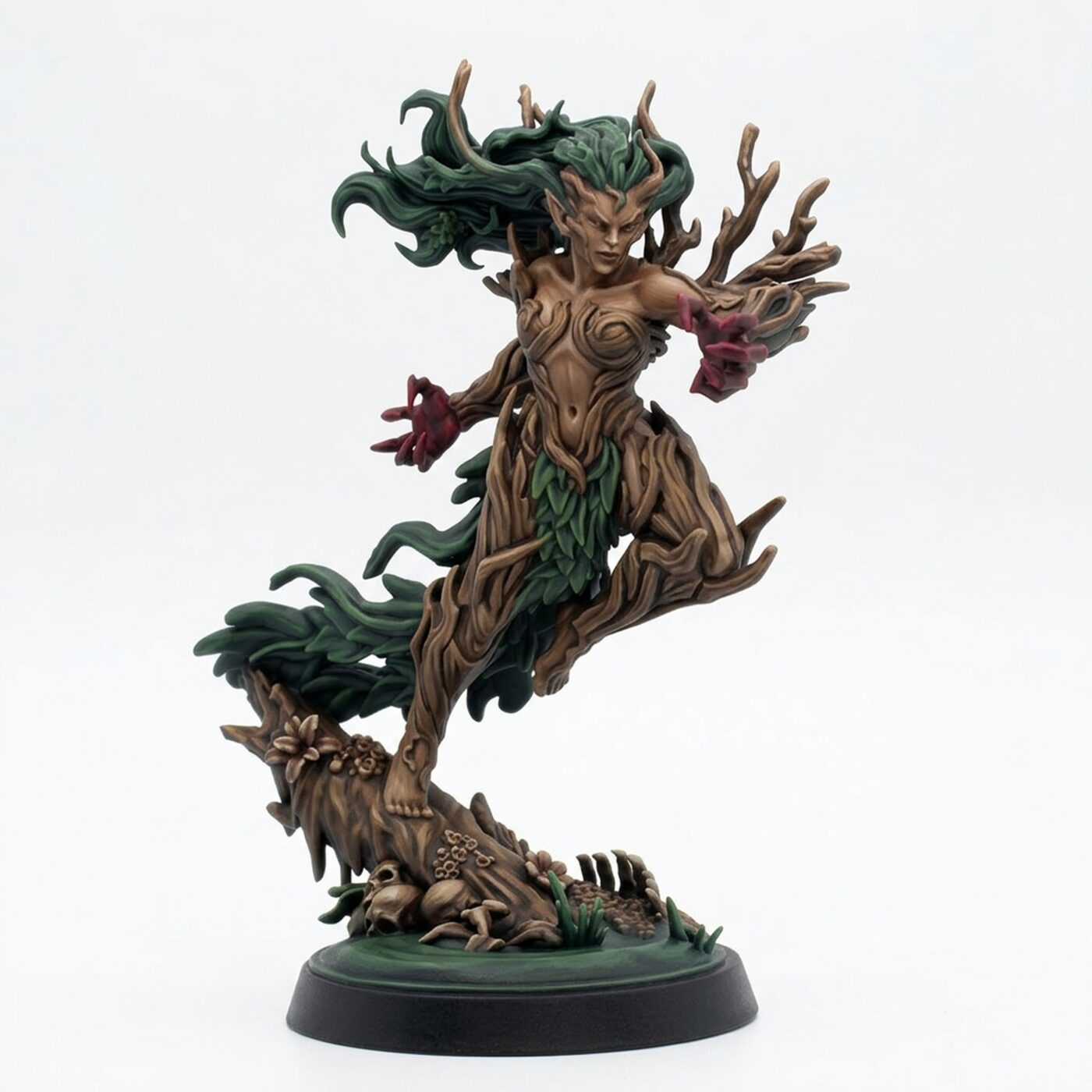Whisperwood Druid V B - Painted 3D Printed Miniature