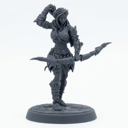 Whisperwood Ranger E - Gray Resin 3D Printed Miniature
