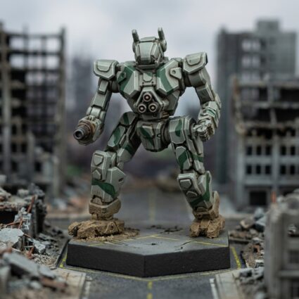Wolfhound C Painted Mech Miniature