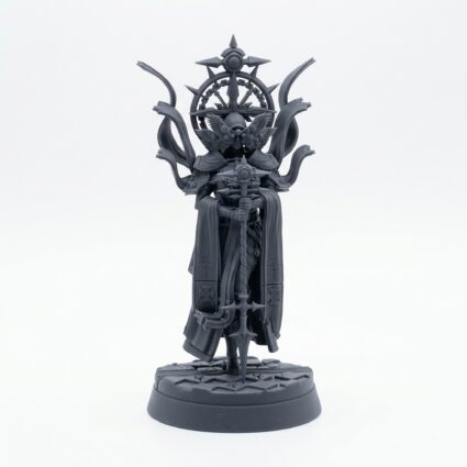 Wrathful Abbess - Gray Resin 3D Printed Miniature