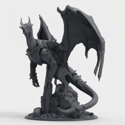 Xeldranth Armor - Gray Resin 3D Printed Miniature