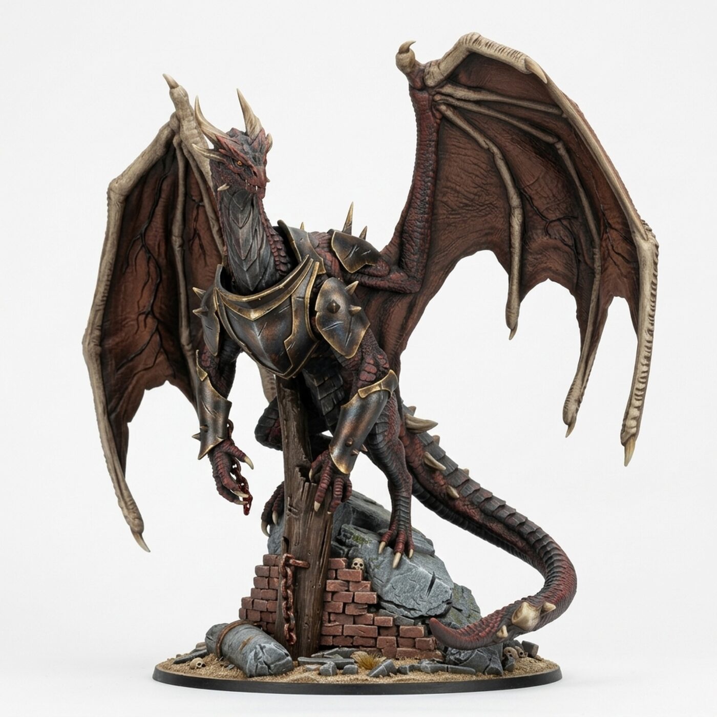 Xeldranth Armor - Painted 3D Printed Miniature