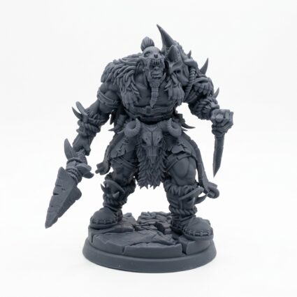Yarbeasthunter A - Gray Resin 3D Printed Miniature