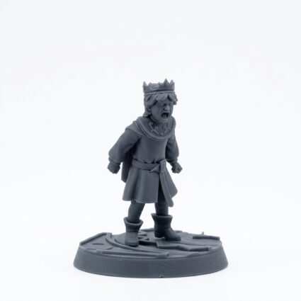 Young Prince - Gray Resin 3D Printed Miniature