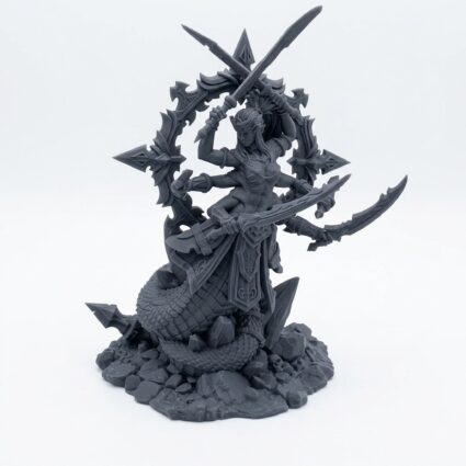 Yuddrakh Skin Shedder - Gray Resin 3D Printed Miniature