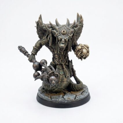 Yuddrakh Warlock A - Painted 3D Printed Miniature