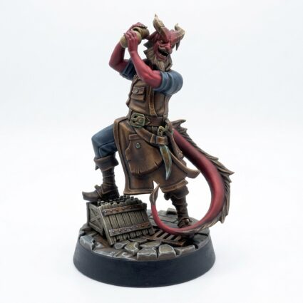 Zagan Tiefling Innkeeper - Painted 3D Printed Miniature
