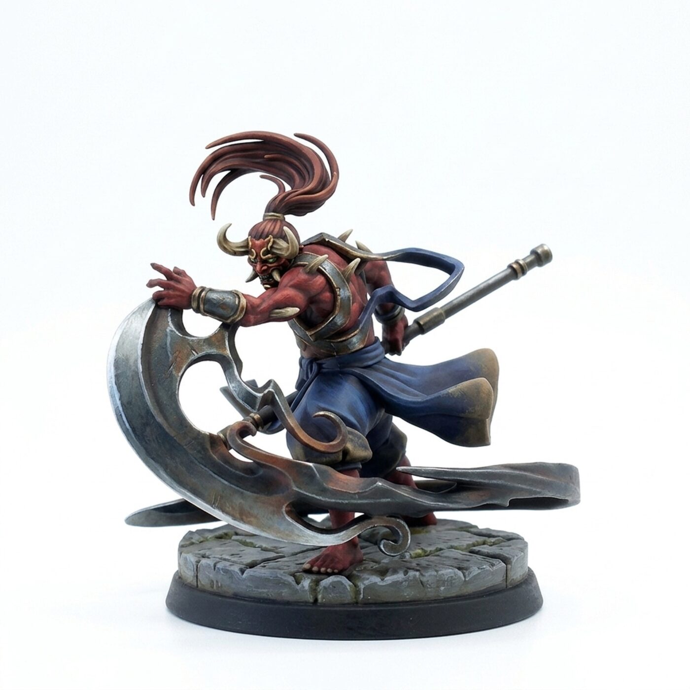 Oni Shaman - Painted 3D Printed Miniature