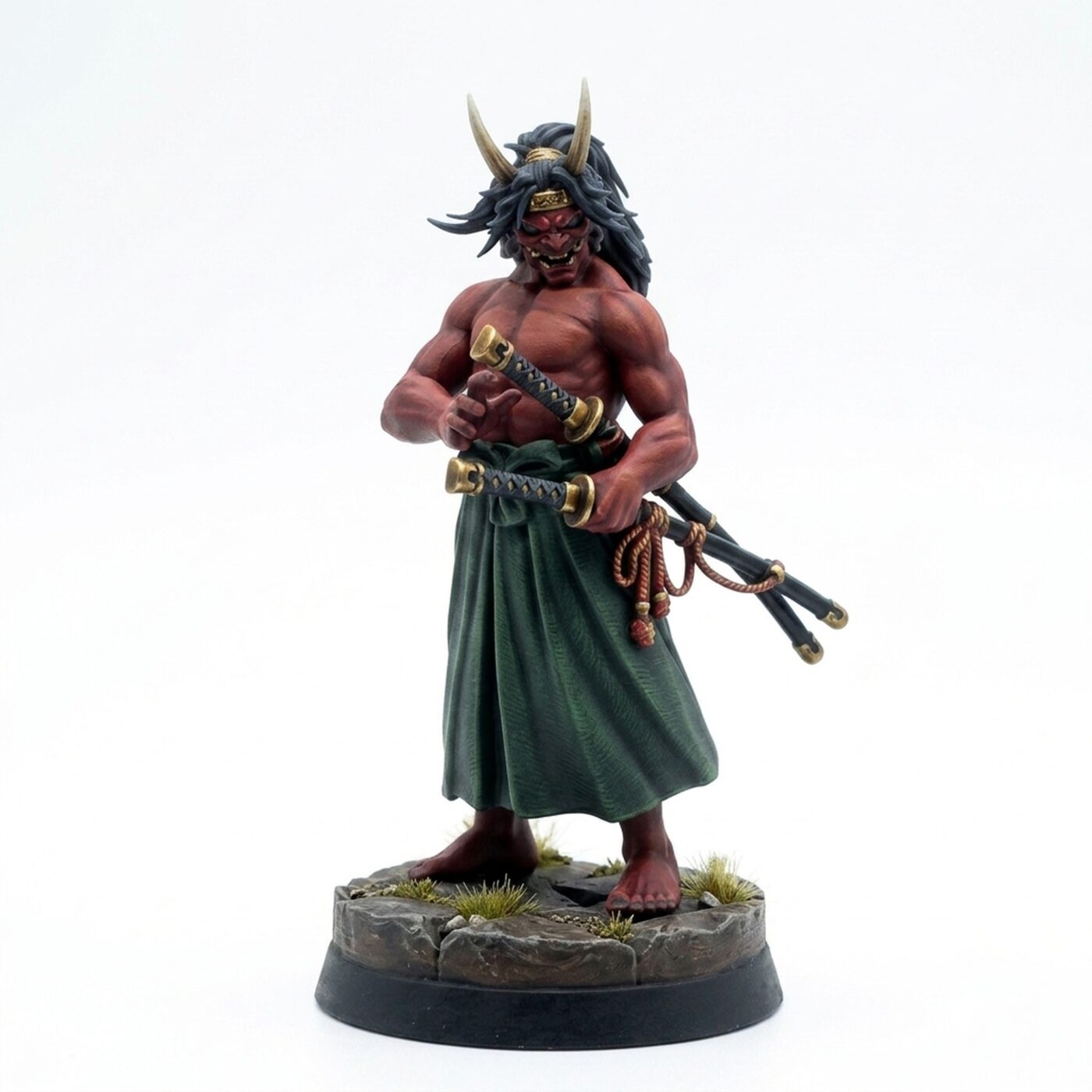 Katana Oni B - Painted 3D Printed Miniature